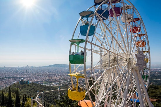 Ferris wheel at Barcelona's Tibidabo amusement park (Courtesy of Parc d'atraccions del Tibidabo)